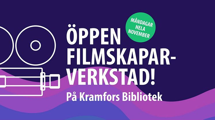 Kramforsbibliotek blir mötesplats för film