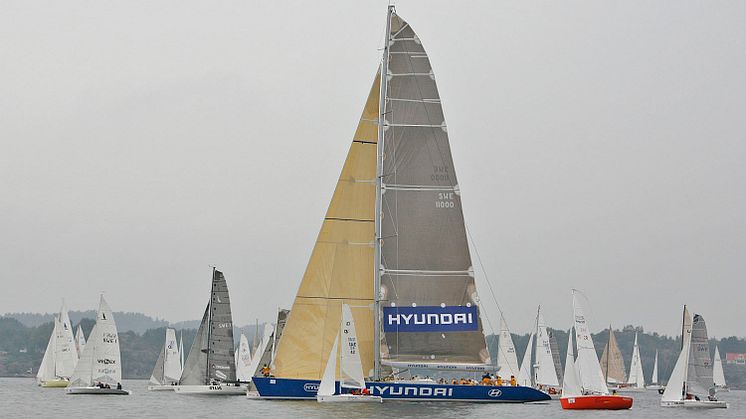 En av världens största segelbåtar till Lysekil idag, sedan vidare mot Marstrand och Tjörn