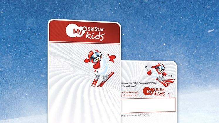 SkiStar AB: MySkiStar Kids – årets store nyhet i MySkiStar 