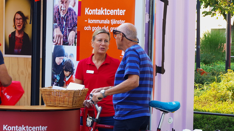 Kontaktcenters turné fortsätter till Knutpunkten. Foto: Kajsa Hägg