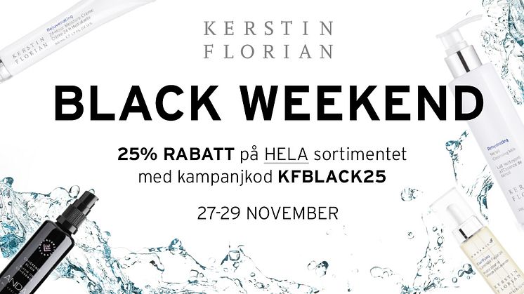 Black Weekend hos Kerstin Florian – 25% RABATT på HELA sortimentet!