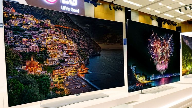 LG LANCERER VERDENS FØRSTE 4K OLED TV MED UNDERSTØTTELSE AF HIGH DYNAMIC RANGE (HDR)