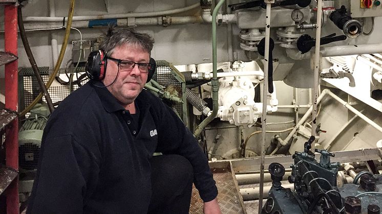 Arni J. J. Johanson, Marine Engineer on the ’Esvagt Charlie’.