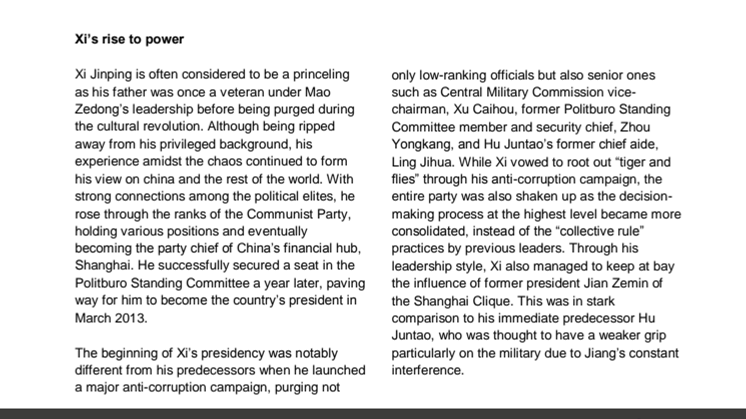 The implications of the abolishment of presidential term limit in China