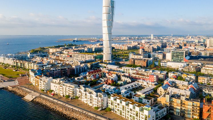 Malmö var det storstadsområde som såg störst nedgång i september.