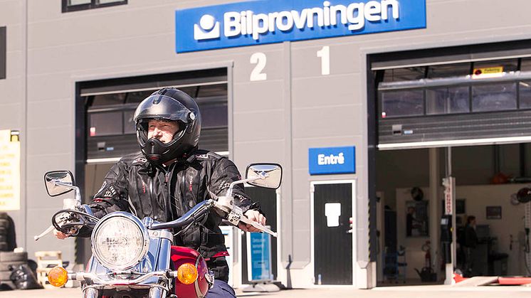 Bilprovningens besiktningsstatistik för 2021 visar att var fjärde motorcykel har brister