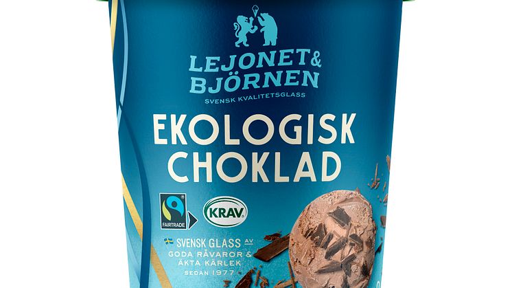 Ekologisk Choklad glass Lejonet&Björnen