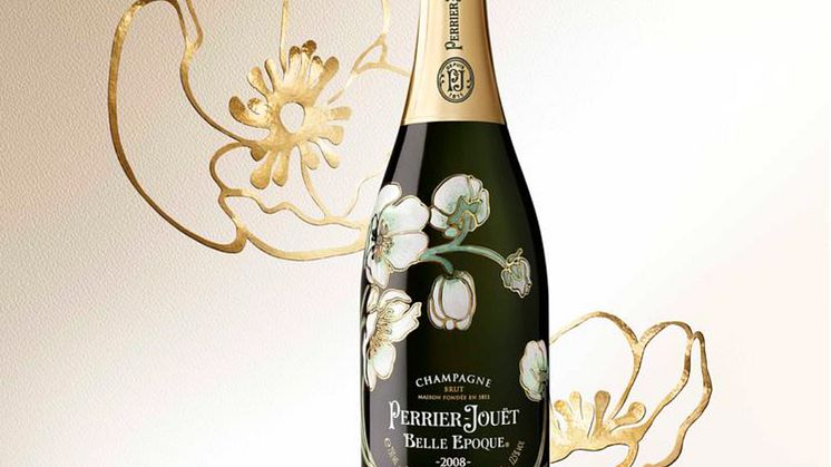 Ny årgång Perrier-Jouët Belle Epoque 2008  med perfekt balans av elegans och struktur