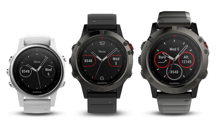 Garmin fēnix 5 serien – innovative og kompromissløse GPS-multisportklokker med et stilrent design