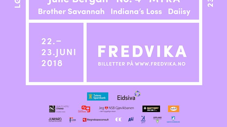 Fredvikafestivalen 2018