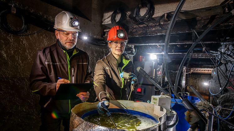 I et forskningsprojekt støttet af Audi Environmental Foundation udvindes ressourcer miljøvenligt og bæredygtigt ved hjælp af membranteknologi under jorden.