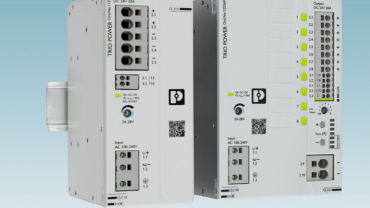 Power supplies with integrated circuit breaker