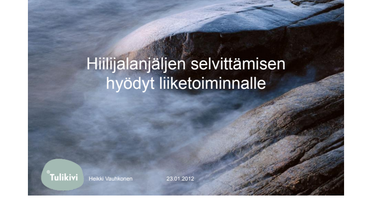 Hiilijalanjäljen selvittämisen hyödyt liiketoiminnalle