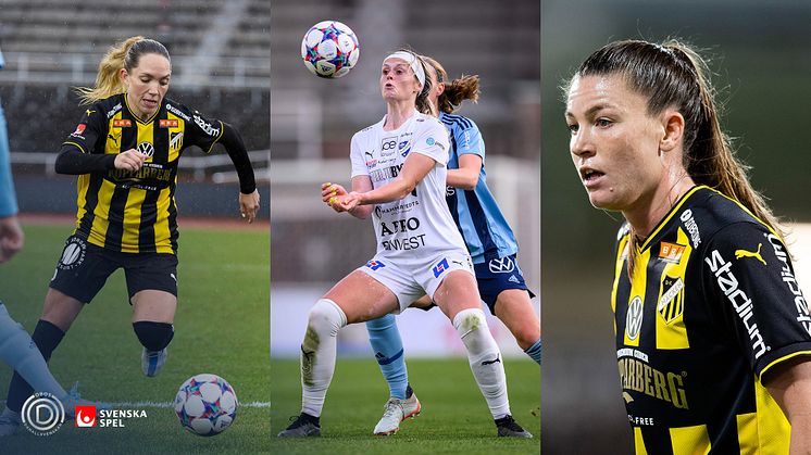 Säsongens sista nominerade till Månadens Spelare i OBOS Damallsvenskan