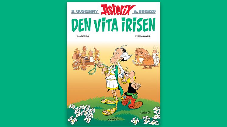 Omslaget till Asterix - Den vita irisen