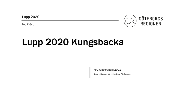 Lupp 2020 Kungsbacka