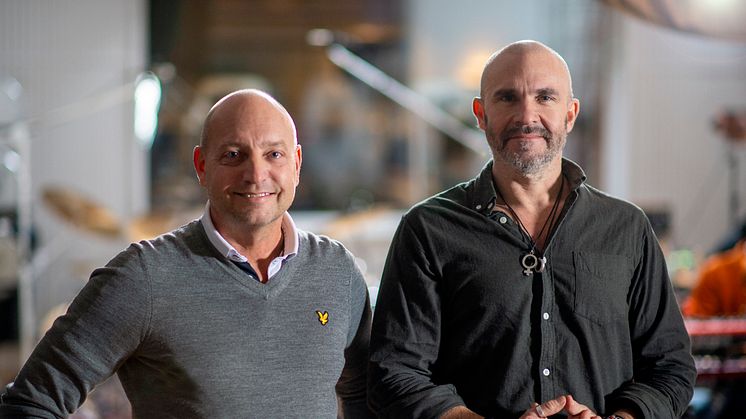 Jimmy Lindberg och Nicci Notini driver den digitala plattformen Reakt som har livekonserter för seniorer som fokus, 