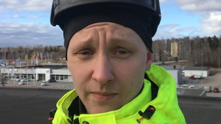 Simon Lamminheimo prisas för sitt säkerhetsarbete