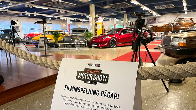 Studio Custom Motor Show Filinspelning pagar