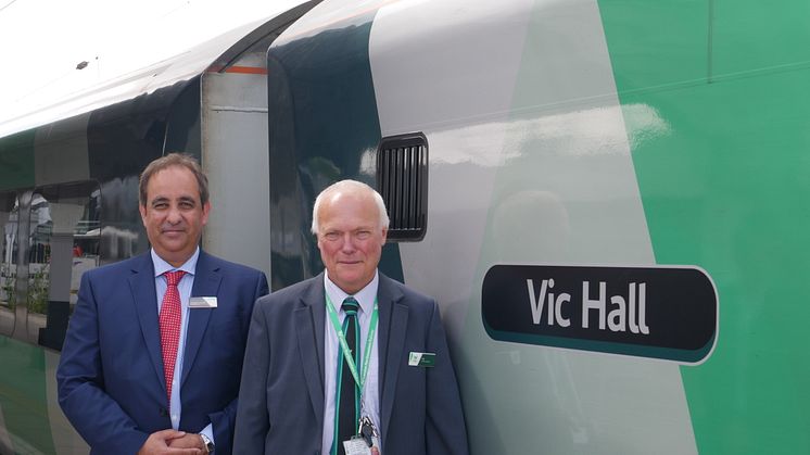 Jan Chaudhry-van der Velde and Vic Hall