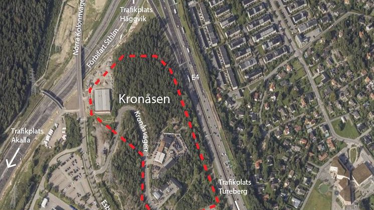 Sollentuna utvecklar verksamhetsområde intill E4