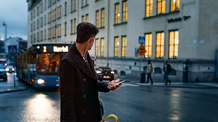 Telia har bidragit till att minska koldioxidutsläpp med cirka 7400 ton i kollektivtrafiken