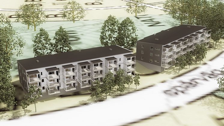 I Björkalund planerar Hökerum Bygg för en byggstart om ett år, kvartal ett 2018.