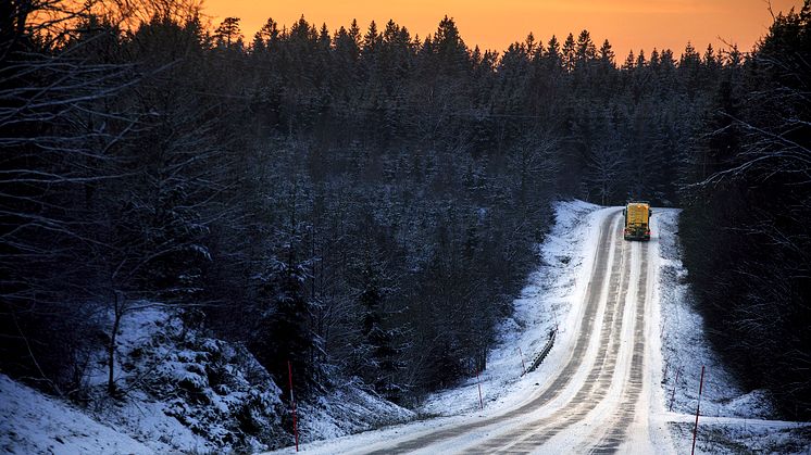 Svevia prisas för sin innovation Prognosstyrd dynamisk vinterväghållning. Foto: Mattias Johansson
