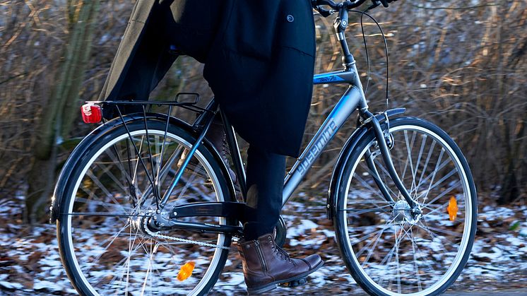 Cykla säkert och bekvämt trots mörker, snö och is