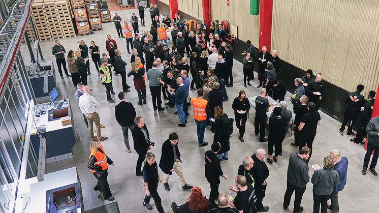 Hedin Parts inaugurates and celebrates a successful start with a new state-of-the-art warehouse system