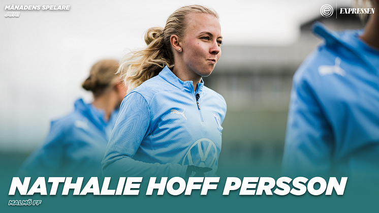 Nathalie Hoff Persson blir månadens spelare i juni