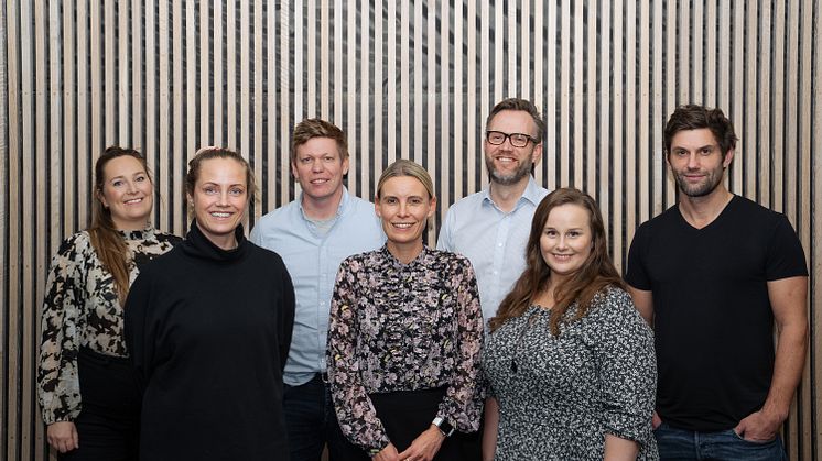 Årets jury, fra venstre Vikki Nathalie Walle-Hansen, Monica Solberg, Roy Andre Tollefsen, Kristin Dahl Hoffmann (juryleder), Torkel Johannessen, Ingvild Moen og Arnulf Refsnes