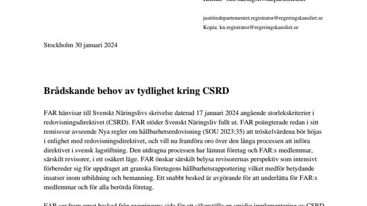 FAR brev - Brådskande behov av tydlighet kring CSRD.pdf