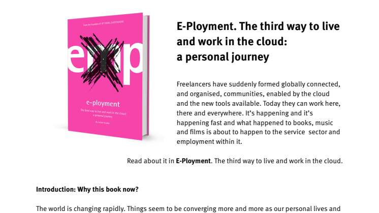 E-Ployment. The third way to live and work in the cloud: a personal journey
