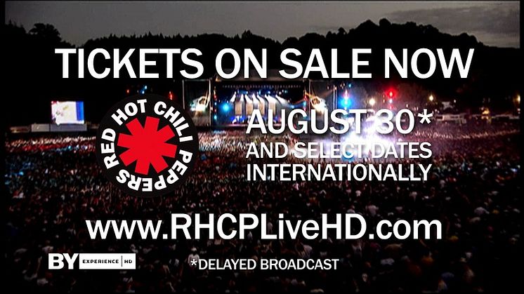 Red Hot Chili Peppers ger konsert i Tumba