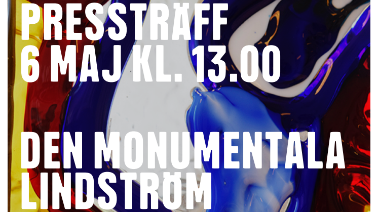Pressvisning av utställningen "Den monumentala Lindström"
