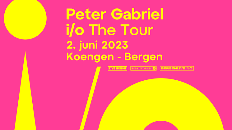 PETER GABRIEL TIL NORGE!