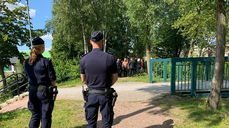 Poliser på Källebergsskolan hela veckan