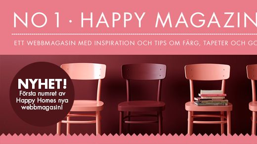 Happy Homes nya inspirerande webbmagasin