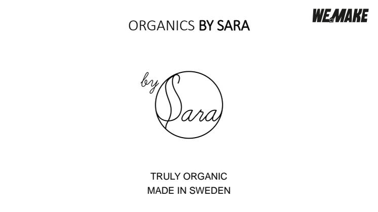 Organics by Sara - ny hudvårdsserie på WeMake!