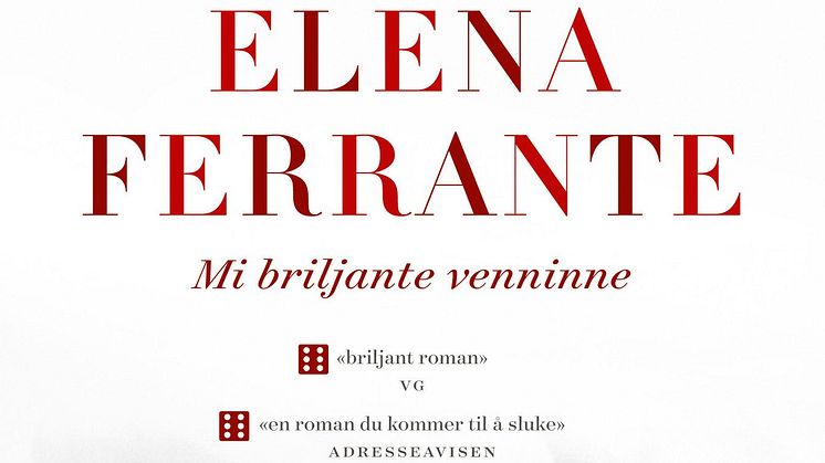 Elena Ferrante blir fast spaltist i Guardian Weekend Magazine!