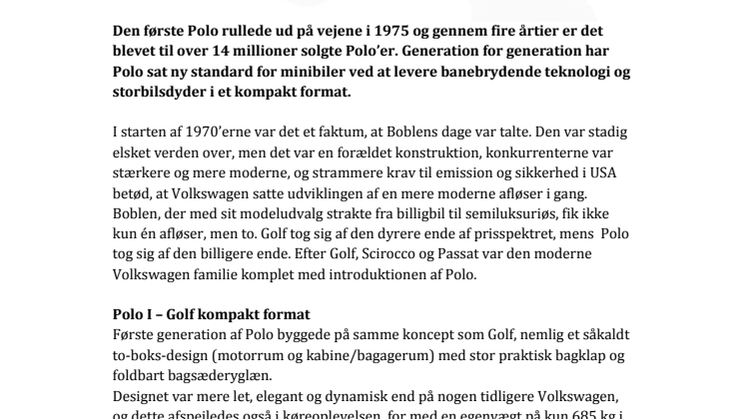 Polo fylder 40 år