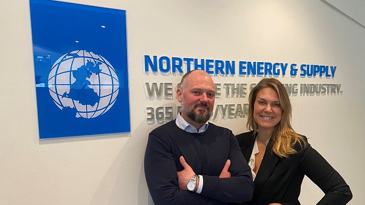 Elin Kristensson, Managing Director & Christopher Askheim, Commercial Manager, Northern Energy & Supply