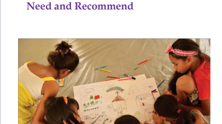 After Yolanda: What Children Think, Need and Recommend