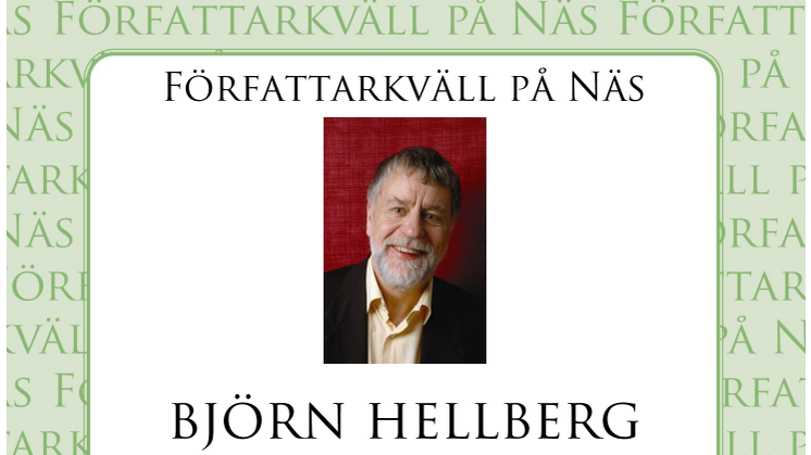 Inbjudan Författarkväll Björn Hellberg 