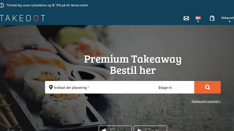 Find og bestil premium take away mad med Takeout