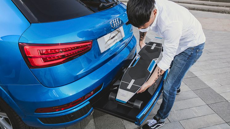 Audi visar konceptbil med eldriven longboard på Auto China 2016