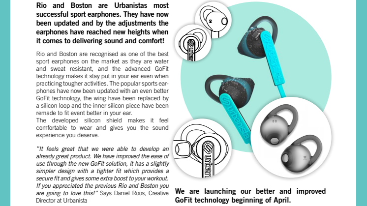 One of the best sports ear-phones on the market updated with an even better fit and useability!