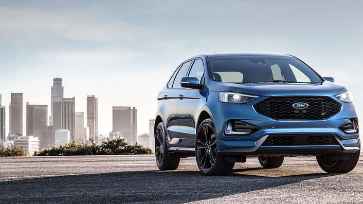 Neues Edge ST-Modell mit 2,7 Liter großem EcoBoost-Motor und 246 kW (335 PS – US-Norm) gewährt US-Kunden Ausblick auf die weiterentwickelte Ford Edge-Baureihe