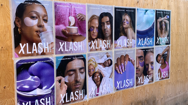 Xlash satsar på ny marknadsföringsstrategi med utomhuskampanjen *Best served chilled* 